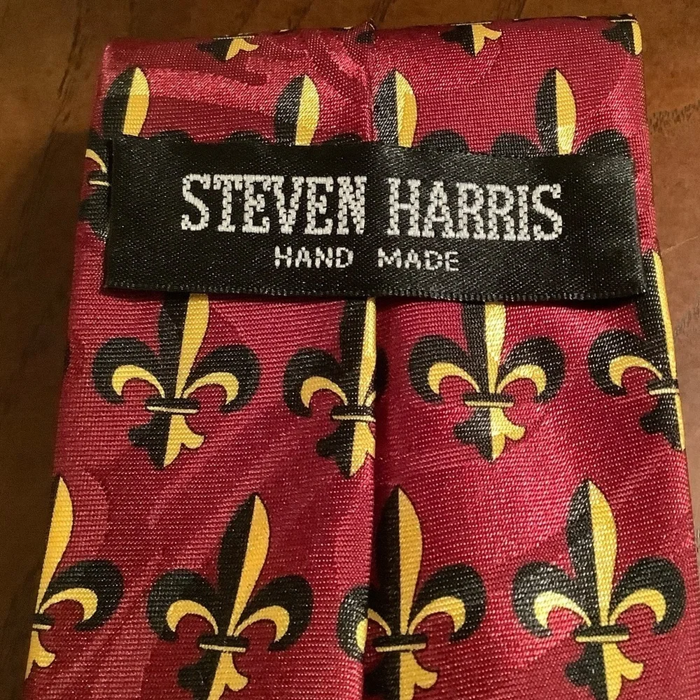Steven Harris Fleur De Lis Necktie
